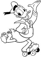 kolorowanki Kaczor Donald Disney - malowanka do wydruku numer  85